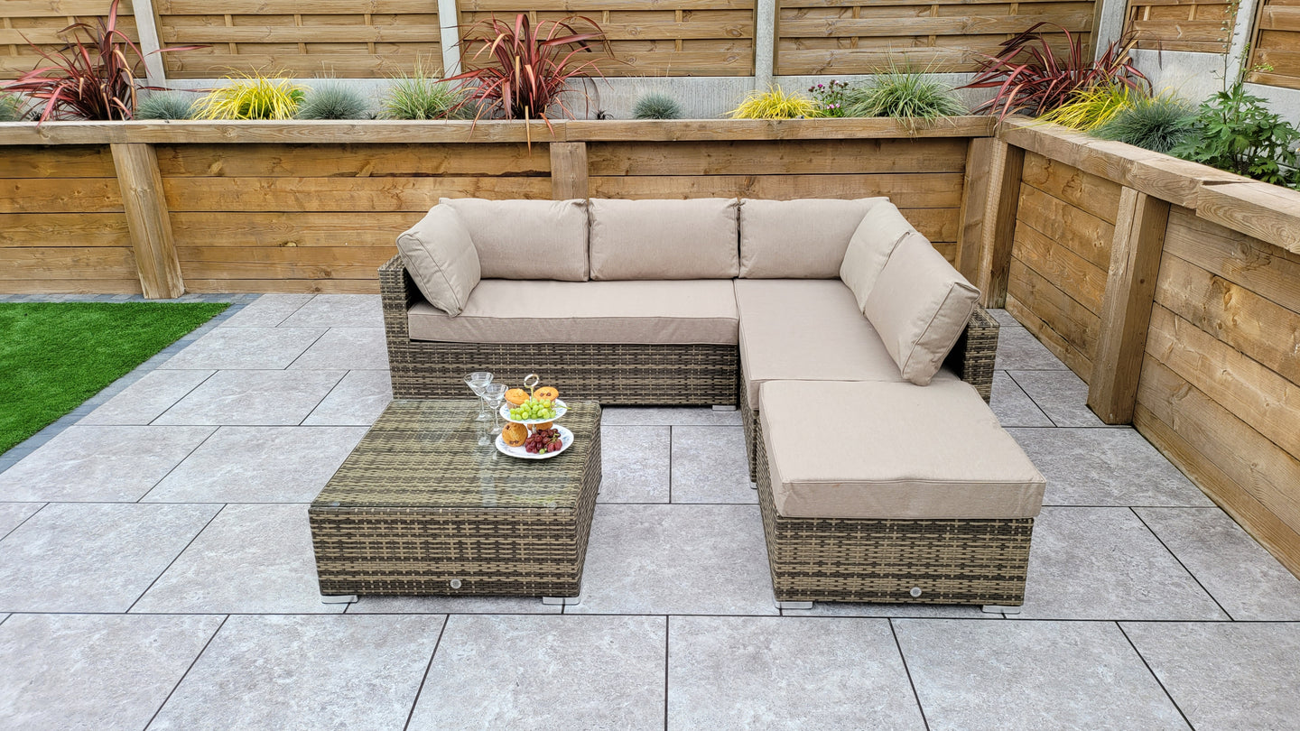 Signature Weave - Outdoor Furniture - Savannah - Sofa In Flat Natural Brown Weave